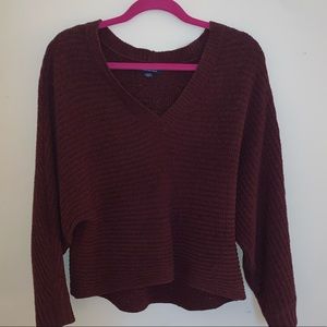 Burgundy sweater